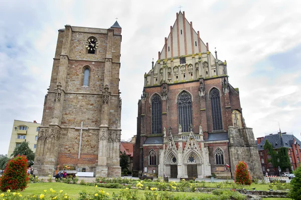 Ciudad de Nysa Catedral de Santiago Apóstol —  Fotos de Stock