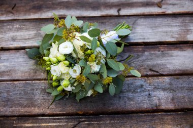 Gelin çiçek buketleri kompozisyon