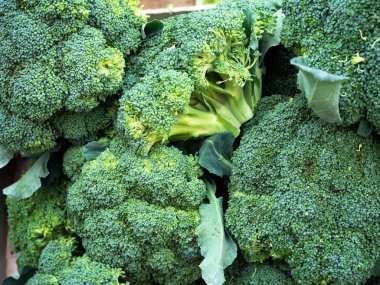 Brokoli bir piyasa ahır üzerinde