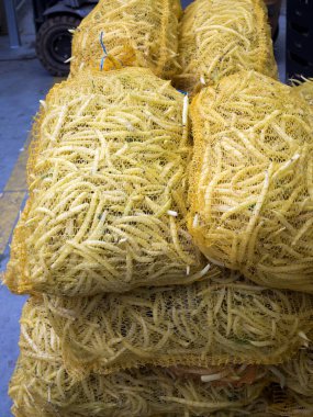 Ambalaj bir toptancı sebze kuşkonmaz