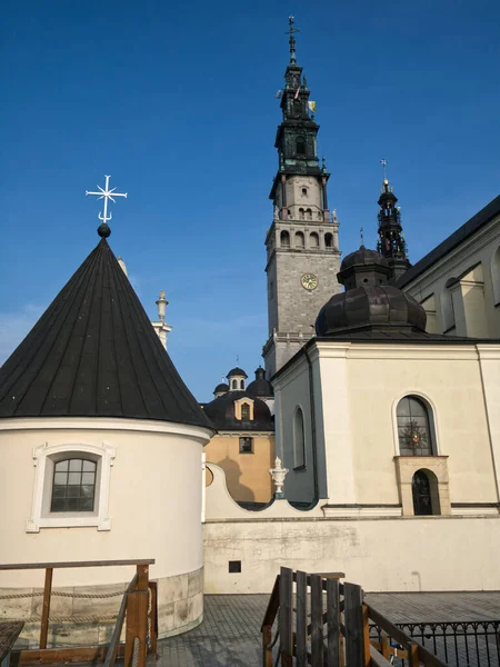 Monasterio Jasna Gra Edificios Lugar Culto Imagen Milagrosa María — Foto de Stock