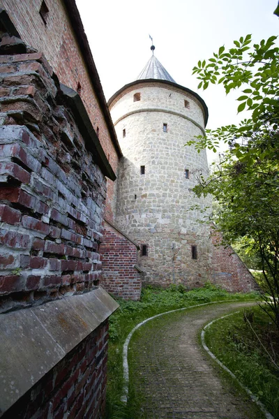 Biecz Obranné Hradby Věže Zbytky Budov Středověkého Města — Stock fotografie