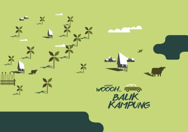 İslam yeni yıl tasarım arka plan. 