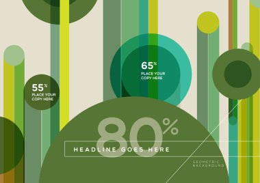 Soyut çember arkaplanı