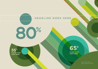 Soyut çember arkaplanı