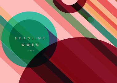 Soyut çember arkaplanı