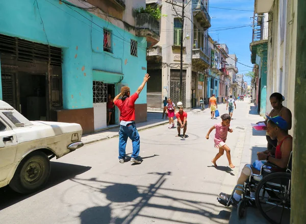 Typical day in Havana, Cuba — Stock Photo, Image