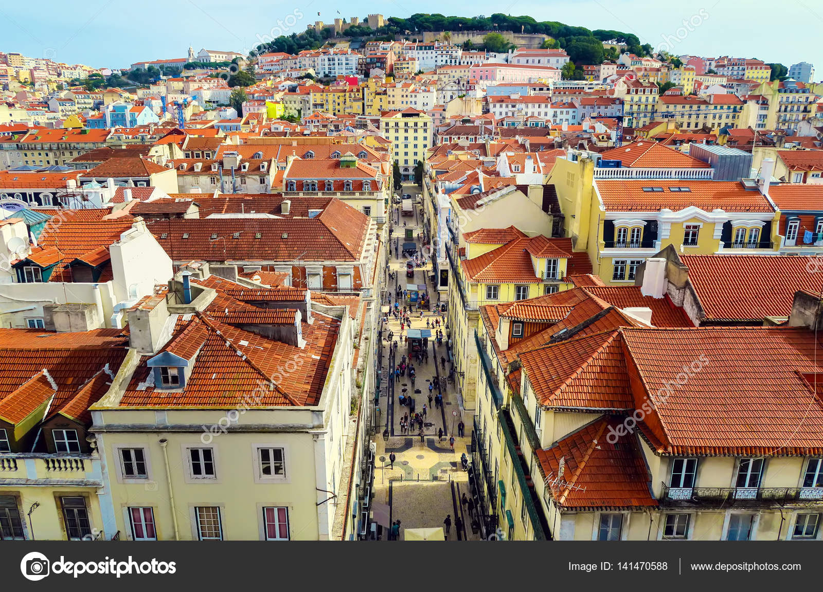 wallpapers Santa Justa Lift View depositphotos