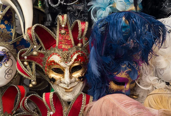 Маски традиційних карнавал у Венеції — стокове фото