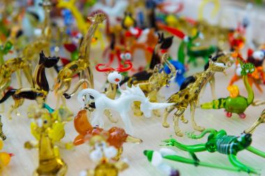 cam iş hayvanların küçük şekiller