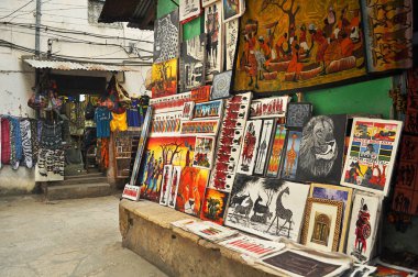 geleneksel Hatıra Eşyası Stonetown, Zanzibar tezgahları