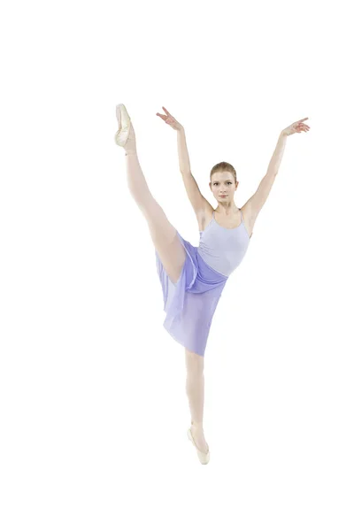 복잡 한 춤 요소를 수행 하는 발레 — 스톡 사진