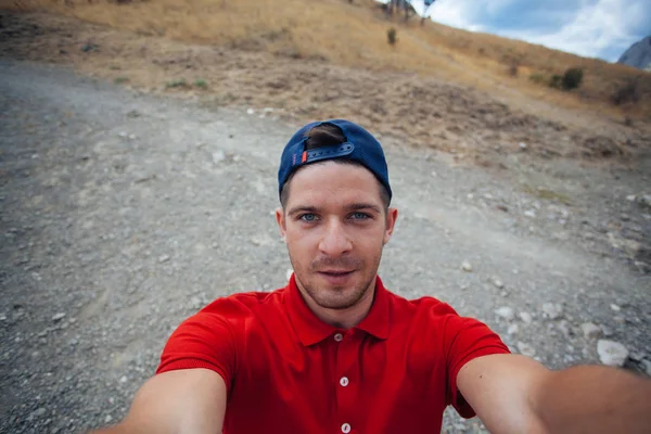 Yakışıklı olan dağlar, Rusya selfie Sudak yapma