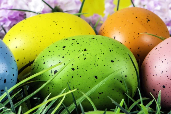 Oeufs de Pâques colorés — Photo