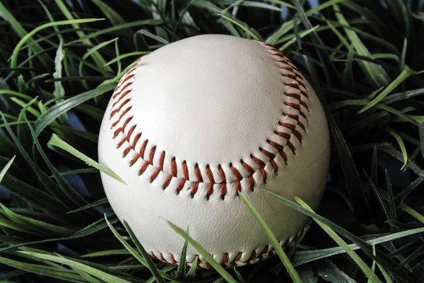Baseball in Grass — Stock Photo, Image
