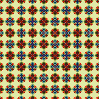 Seampless desen dekoratif elemanlar