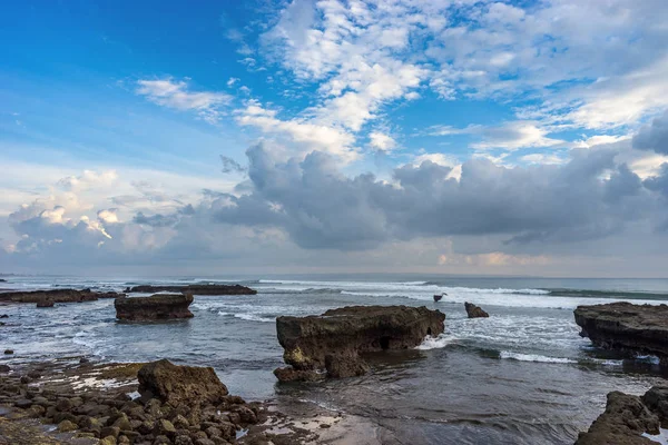 Coastline with rocks and stones. Bali. Indonesia.