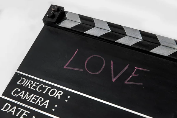 Love story film slate