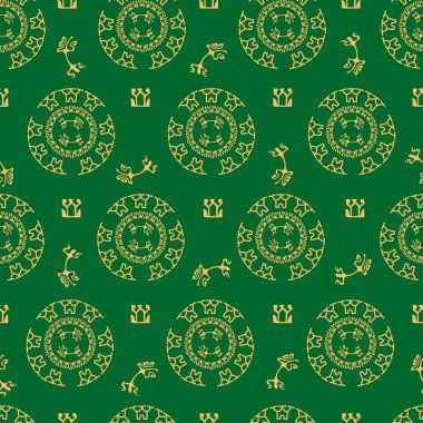 Dikişsiz desen Polinezya