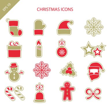 Noel simgeleri kümesi