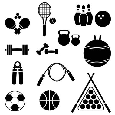 spor simgeleri dizisi