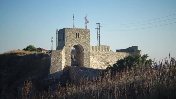 Bulgaria Giu 2016 Capo Kaliakra Kaliakra Lungo Stretto Promontorio Nella — Video Stock