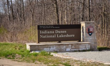 Usa, Ohio - 26 Nisan 2018: Indiana Dunes National Lakeshore