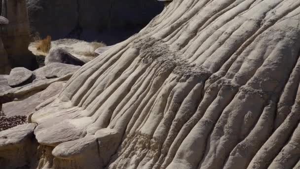 Konstiga Sandstensformationer Skapade Erosion Vid Shi Sle Pah Wilderness Study — Stockvideo