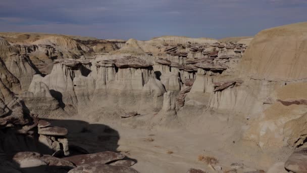 Formações Rochosas Shi Sle Pah Wash Wilderness Study Area Novo — Vídeo de Stock