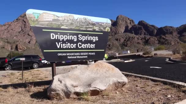 Arizona Eua Novembro 2019 Syng Dripping Springs Visitor Center Arizona — Vídeo de Stock