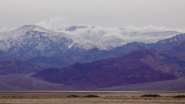 Sierra Nevada Nel Parco Nazionale Della Valle Della Morte — Video Stock