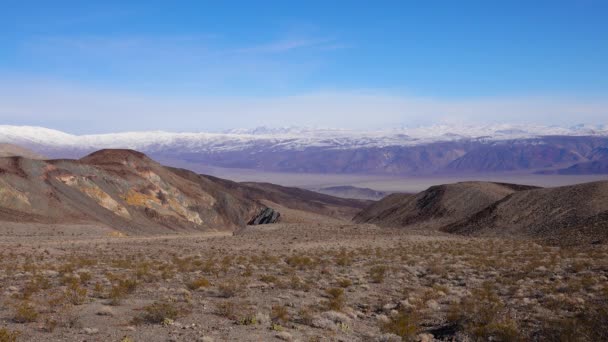 Sierra Nevada Nel Parco Nazionale Della Valle Della Morte — Video Stock