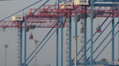 UKRAINE, ODESSA - 26 Kasım 2018: Odessa Ticaret Limanı Port Turnaları