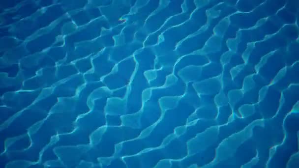 Water Het Zwembad Zonlicht Wordt Gereflecteerd Golven Reflectie Schittering Zonneschijn — Stockvideo