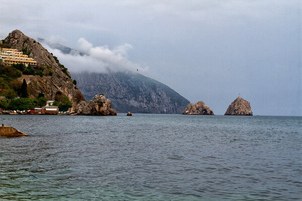 Северное побережье Черного моря Лицензионные Стоковые Фото