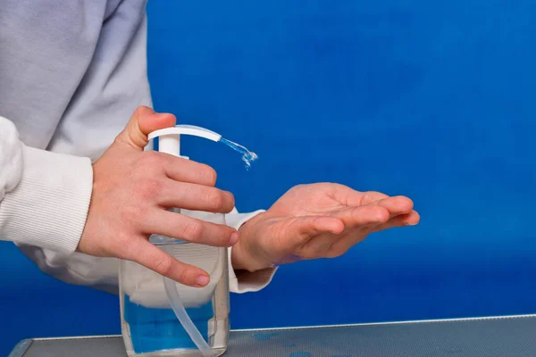 Handtvätt Och Handhygien Covipandemin Närbild — Stockfoto