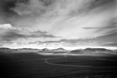 İzlandalı bir manzara