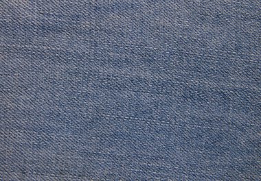 Perspektif ve portre görünümü boş ışık mavi doğal temiz denim doku 