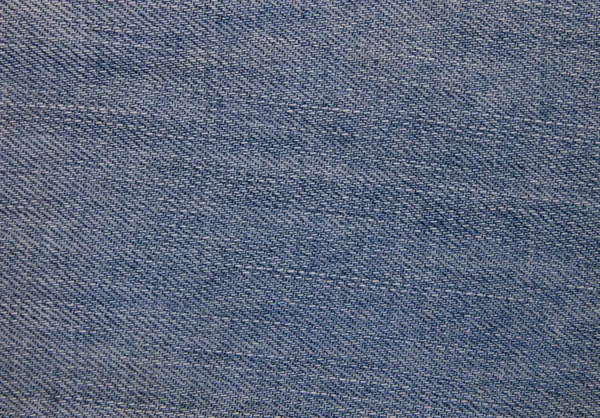 Perspectiva y vista de cerca de la textura de mezclilla limpia natural azul claro vacío — Foto de Stock