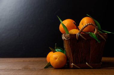 Kara günü taze mandalina