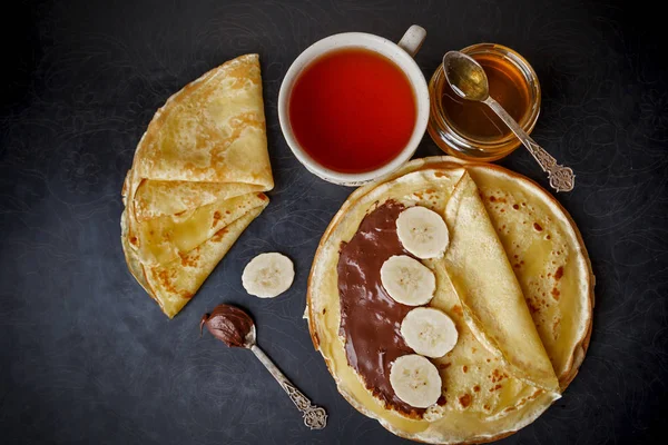 Pancakes food photo — Stock Photo, Image