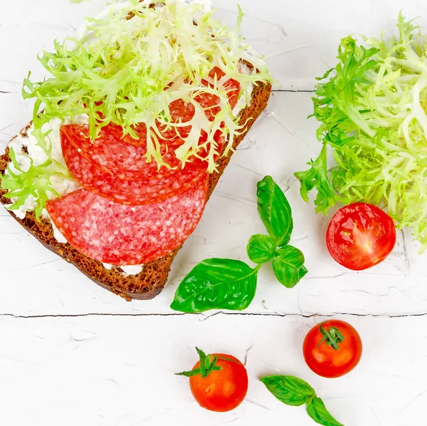 Açık sandviç fotoğraf