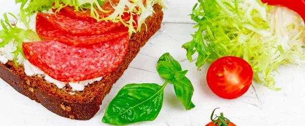 Açık sandviç fotoğraf