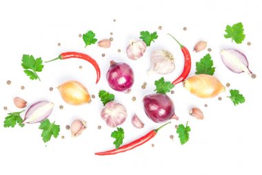 Kırmızı ve beyaz soğanlar