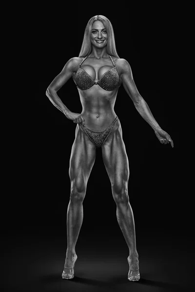 Fitness bikini model