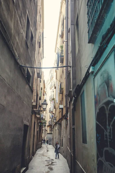 Europa, Barselona, İspanya. Eski bina Barcelona, İspanya