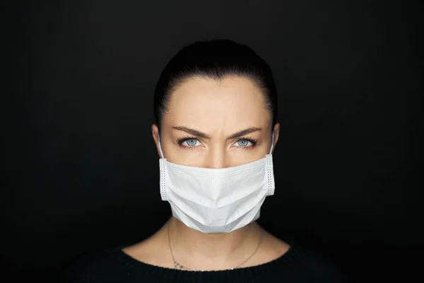 Mujeres Con Máscara Seguridad Coronavirus Brote Covid Todo Mundo — Foto de Stock