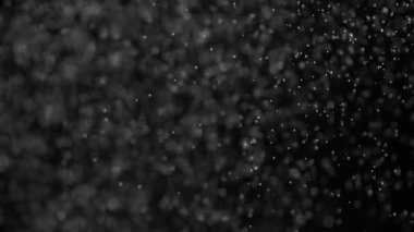 Kar yağışı düşen parçacıkların simülasyonu