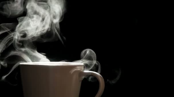 Thé fraîchement infusé dans une tasse — Video