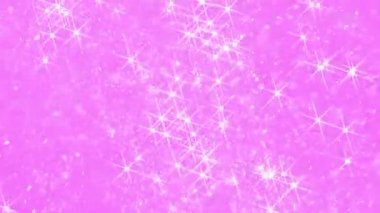 Pembe rüyalar. Kayan köpüklü parçacıklar rastgele frost benzer kutlama duygusu oluşturma bir renkli, romantik arka plan üzerinde hareket
